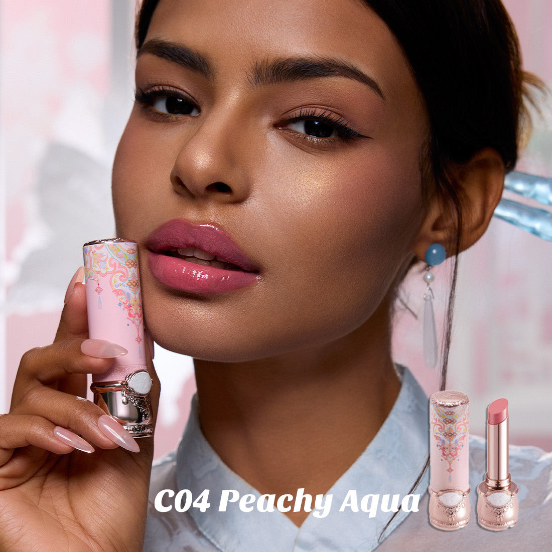 Flower Knows Butterfly Cloud Collar Collection Glossy Lipstick