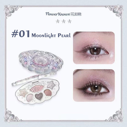 Flower Knows Shell's Jewel 6-Color Makeup Palette