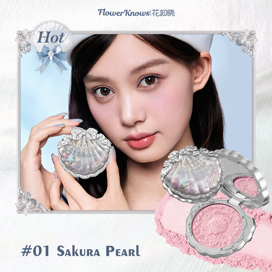 Flower Knows Shell's Jewel Silk Satin Blush
