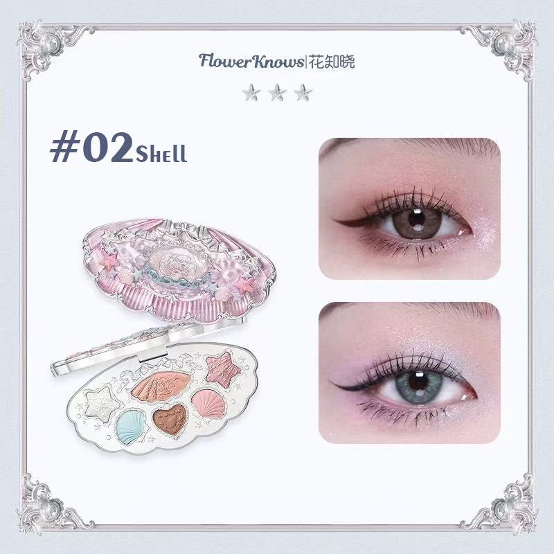 Flower Knows Shell's Jewel 6-Color Makeup Palette