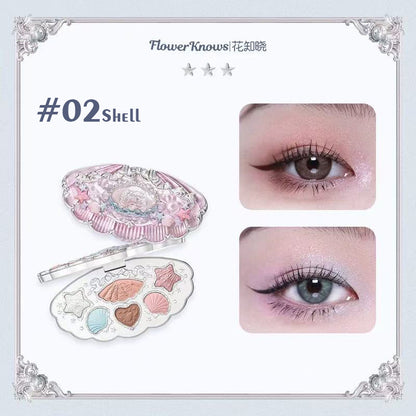 Flower Knows Shell's Jewel 6-Color Makeup Palette