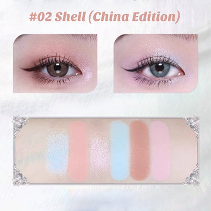Flower Knows Shell's Jewel 6-Color Makeup Palette