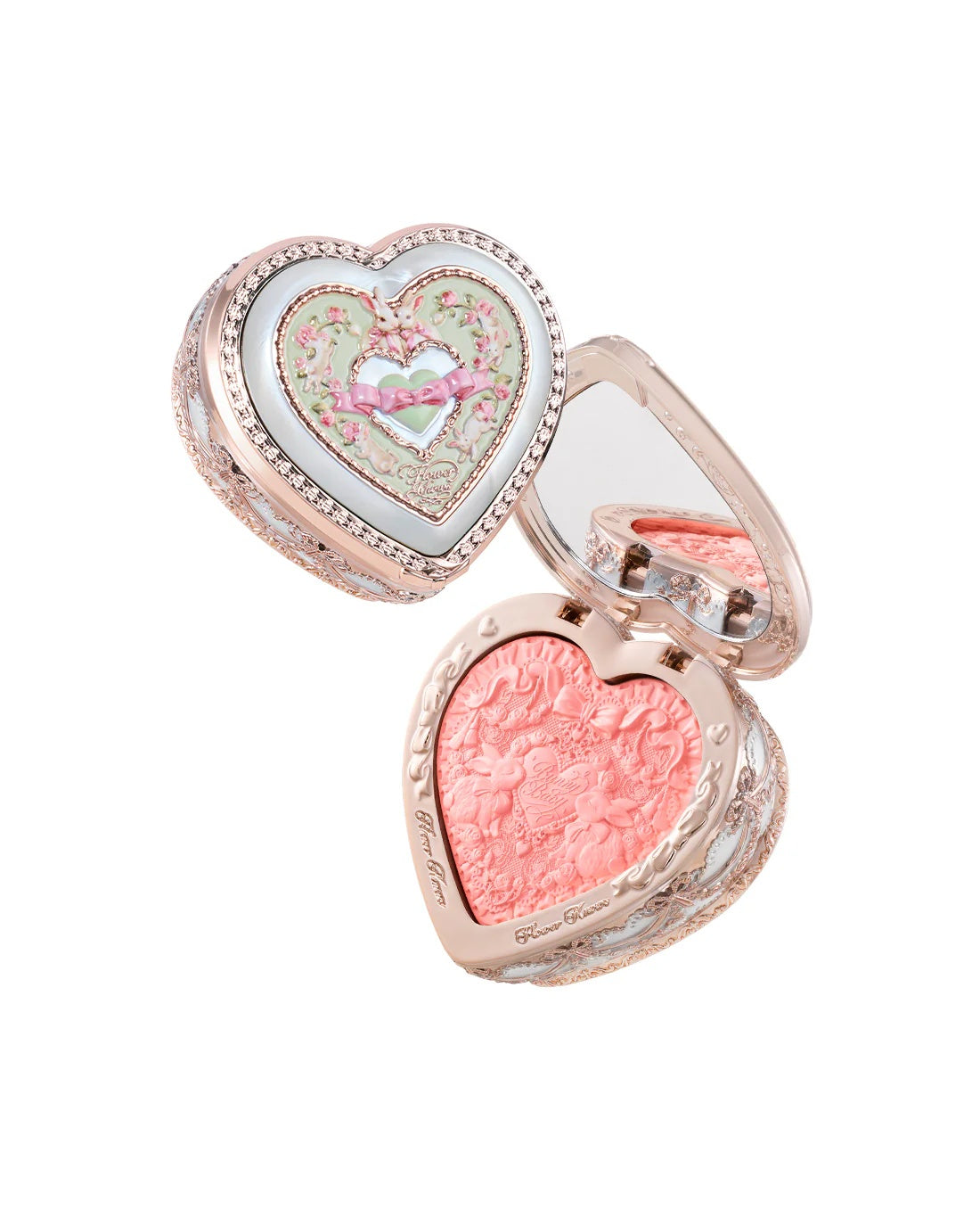 Flower Knows Bunny Garden Embossed Blush