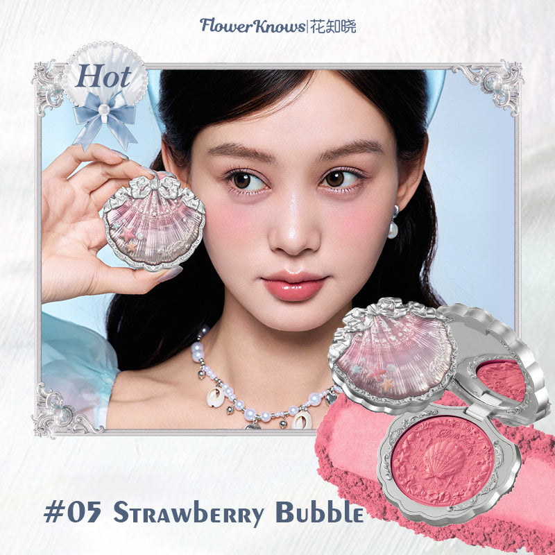 Flower Knows Shell's Jewel Silk Satin Blush