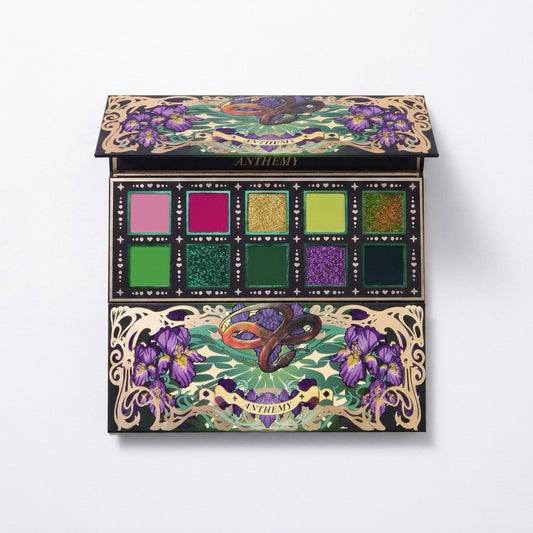Anthemy "Serpent's Gaze" 10-Color Multichrome Eyeshadow Palette - Silk Mirror