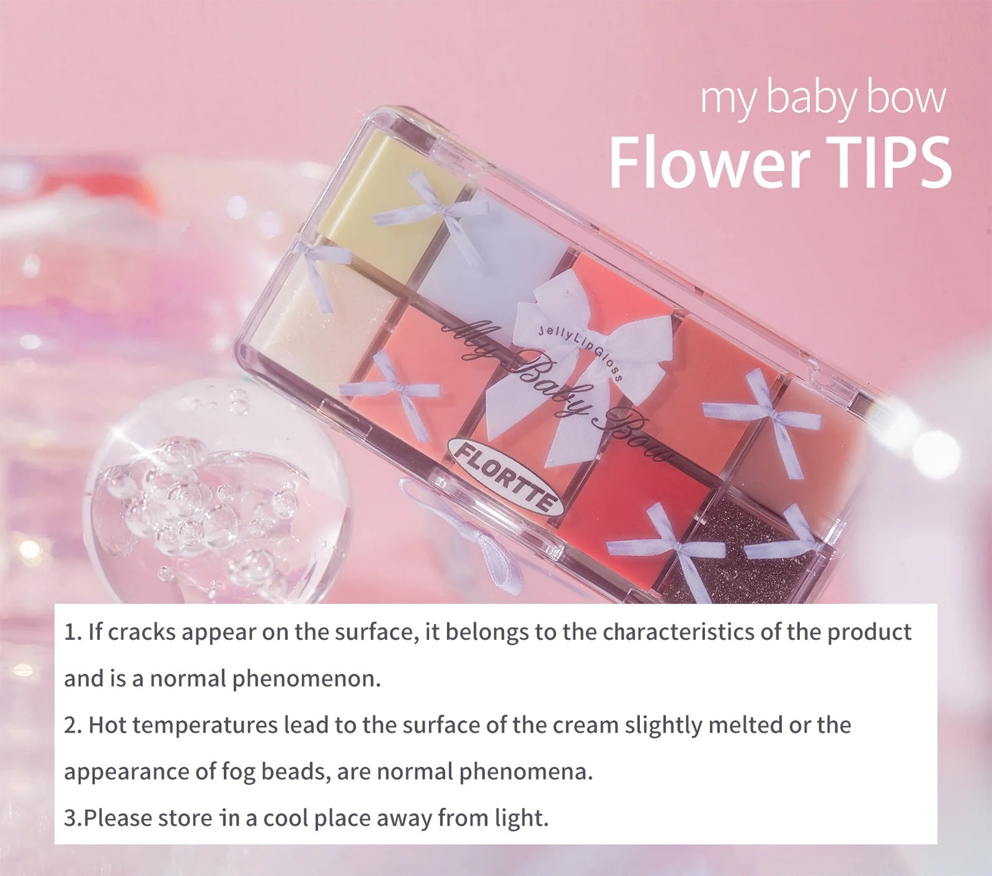 FLORTTE Peng Peng Princess Jelly Lip Gloss Palette