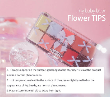 FLORTTE Peng Peng Princess Jelly Lip Gloss Palette