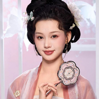 Flower Knows Butterfly Cloud Collar Hand Mirror