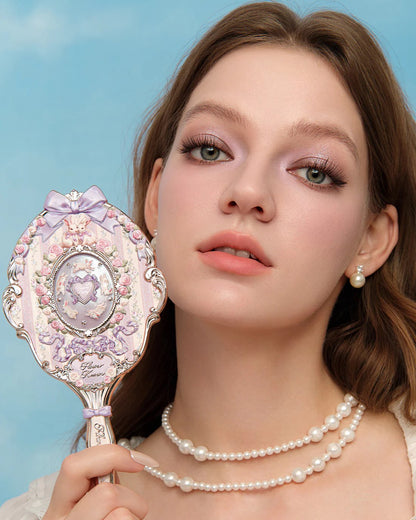 Flower Knows Bunny Garden Hand Mirror