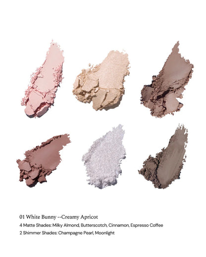 Flower Knows Bunny Garden 6-Color Makeup Palette