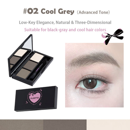 FLORTTE I Have No Worries Series 3-Color Eyebrow Powder