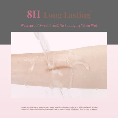 FLORTTE I Have No Worries Series 3-Color Eyebrow Powder