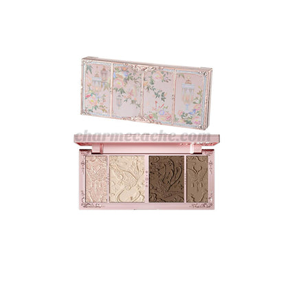Flower Knows Butterfly Cloud Collar Embossed Highlight & Contour Palette