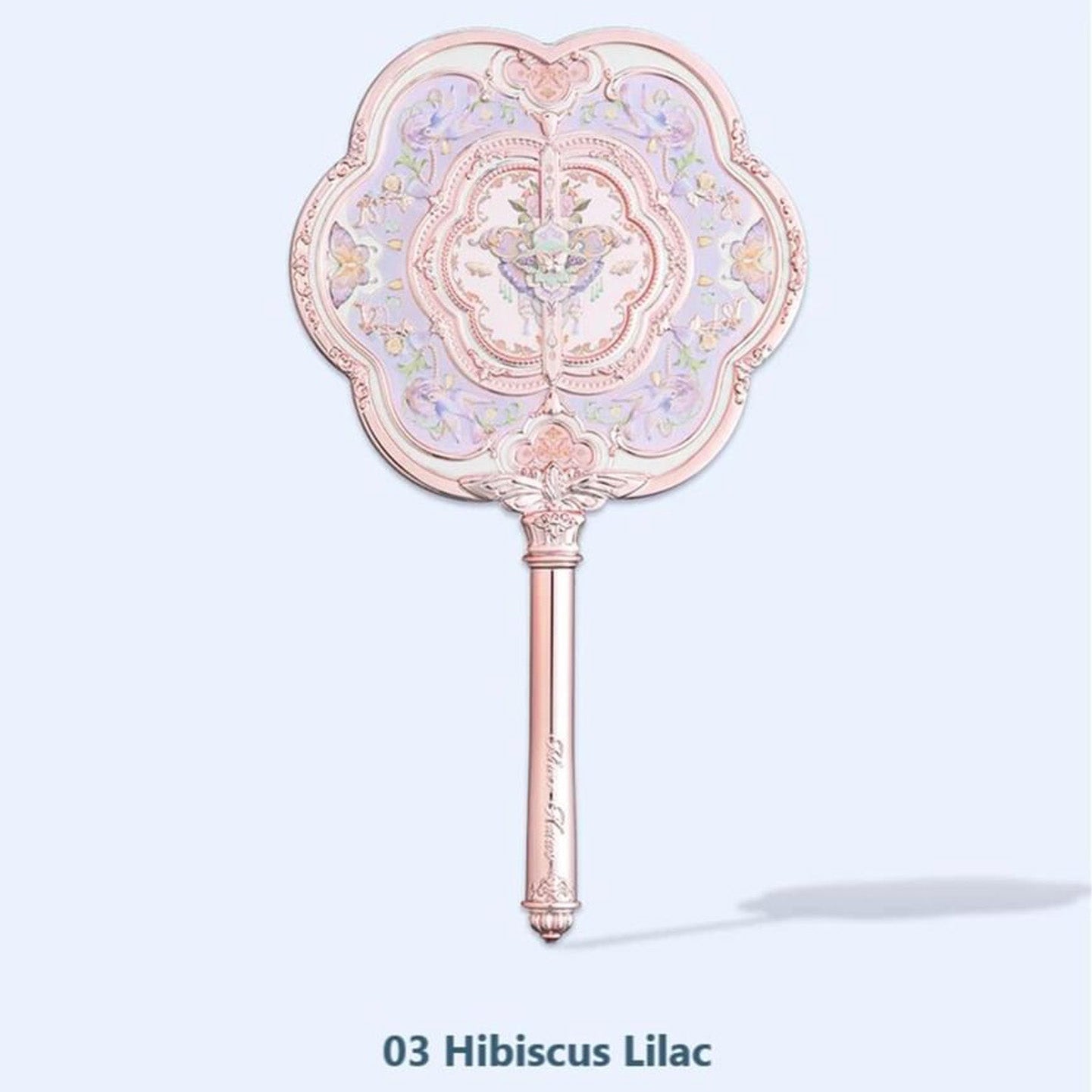 Flower Knows Butterfly Cloud Collar Hand Mirror