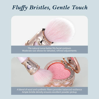 Flower Knows Bunny Garden Slanted Blush Brush