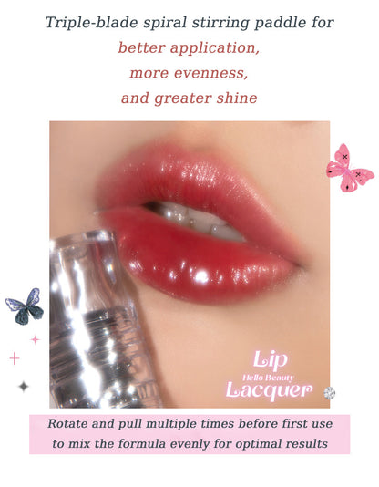 FLORTTE Butterfly Hello Beauty Lip Lacquer (Non-Stick Cup)
