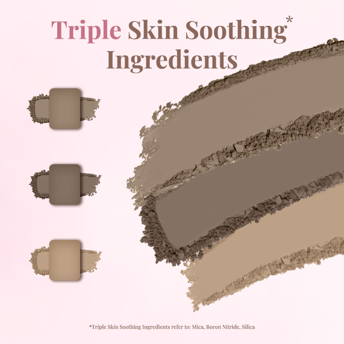 FLORTTE I Have No Worries Series 3-Color Eyebrow Powder