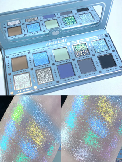 ANTHEMY Ice Ferret 10-Color Chameleon Eyeshadow Palette