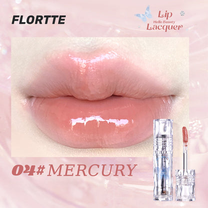 FLORTTE Butterfly Hello Beauty Lip Lacquer (Non-Stick Cup)