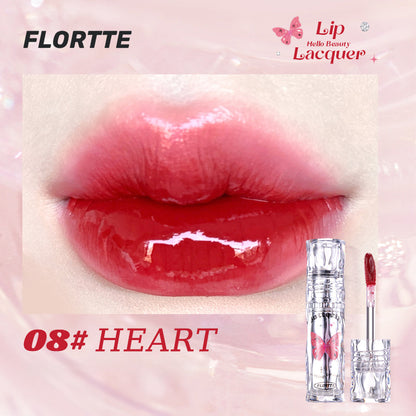 FLORTTE Butterfly Hello Beauty Lip Lacquer (Non-Stick Cup)