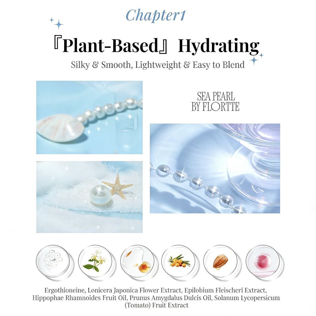 FLORTTE Glass Sea Collection Dual-ended Liquid Highlighter & Contour