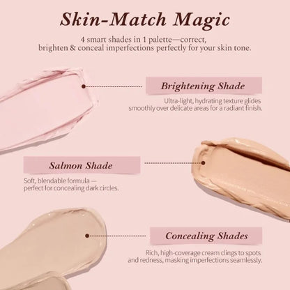 Flower Knows The Sweetie Bear 4-Color Concealer Palette