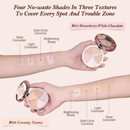 Flower Knows The Sweetie Bear 4-Color Concealer Palette