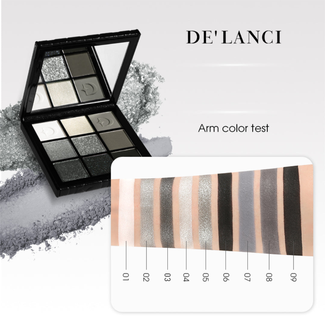 DE'LANCI Dark Night Galaxy 9-Color Eyeshadow Palette