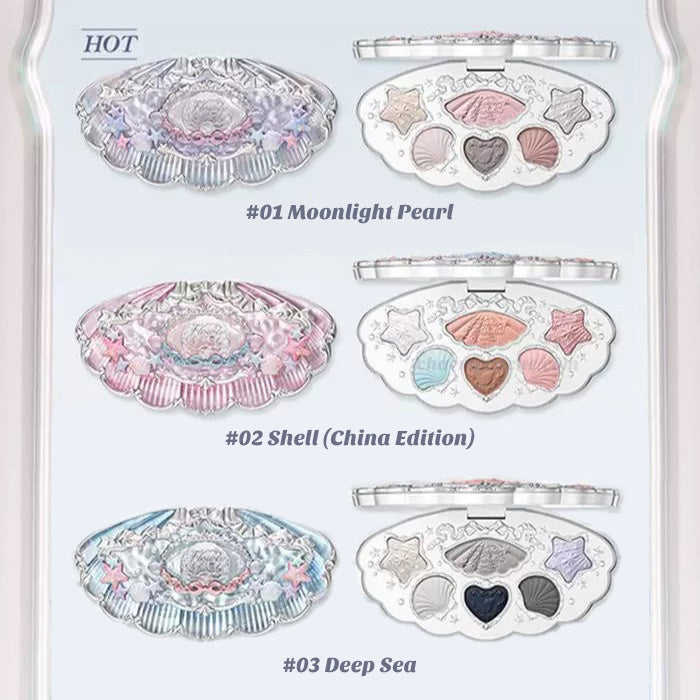 Flower Knows Shell's Jewel 6-Color Makeup Palette