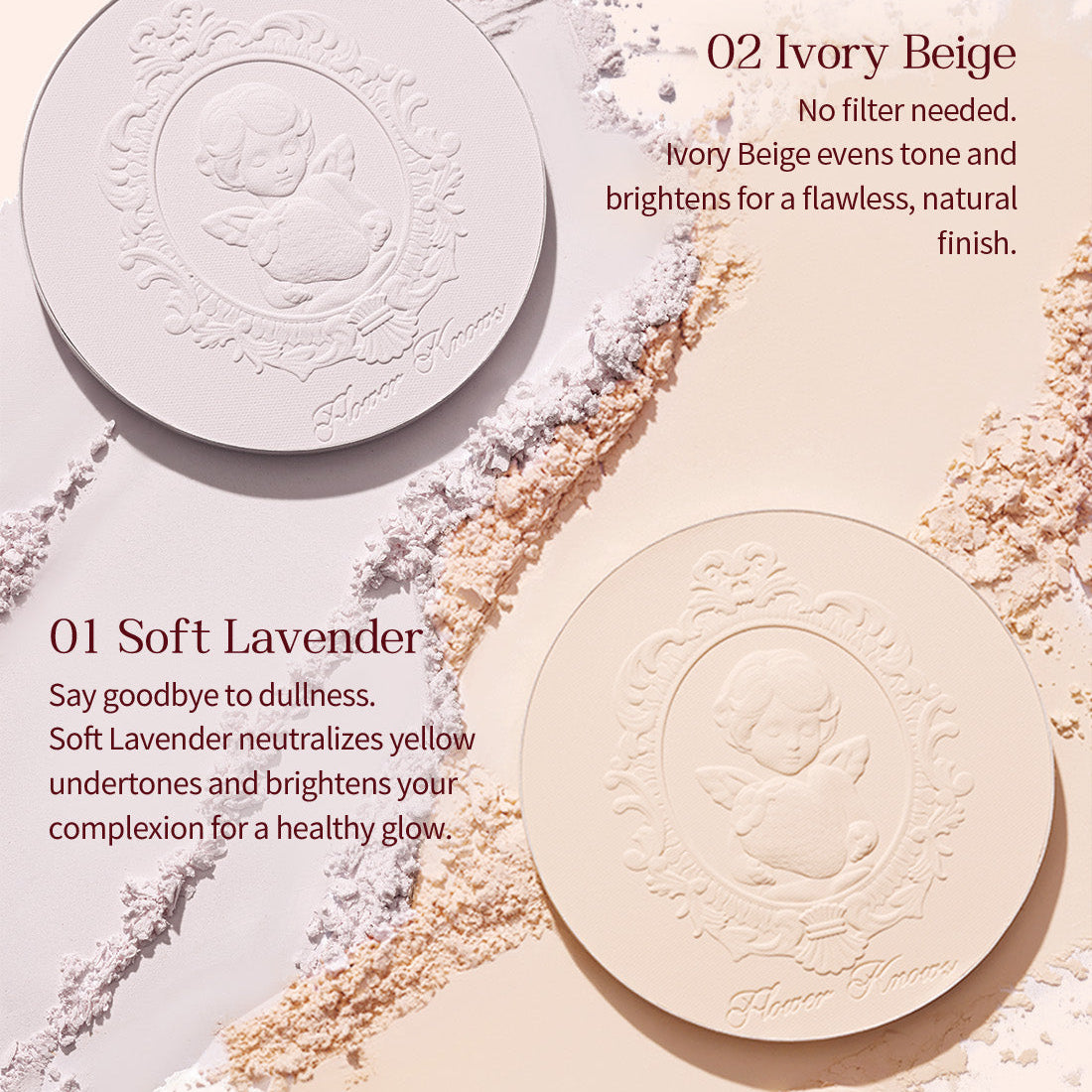 Flower Knows Strawberry Cupid Pressed Powder