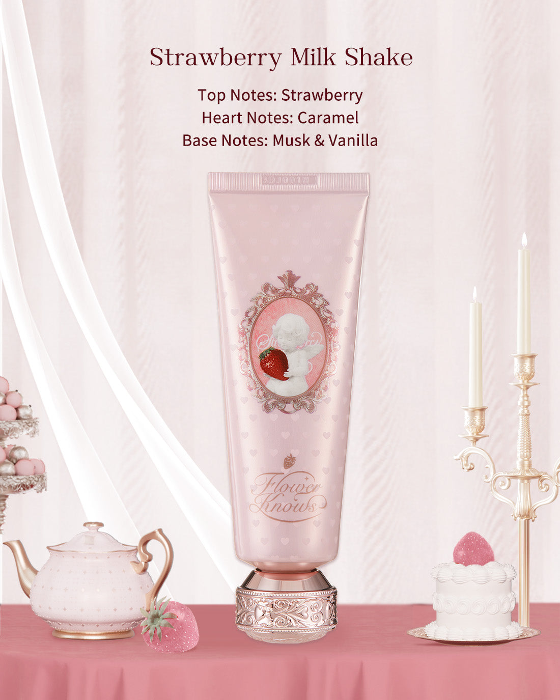 Flower Knows Strawberry Cupid Scented Hand Cream