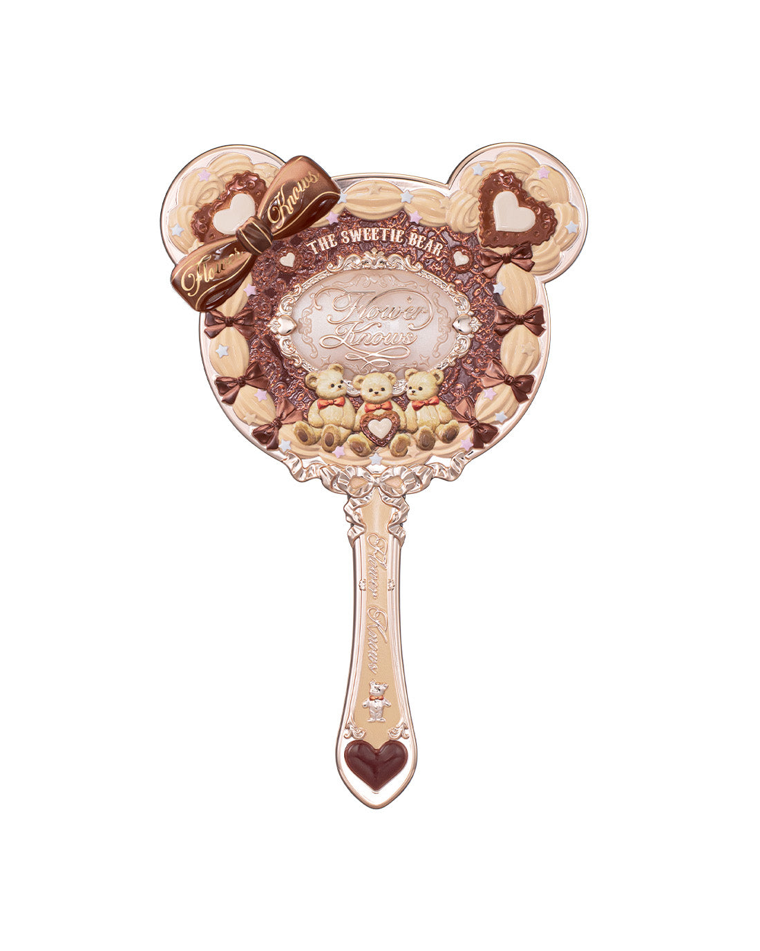 Flower Knows The Sweetie Bear Hand Mirror