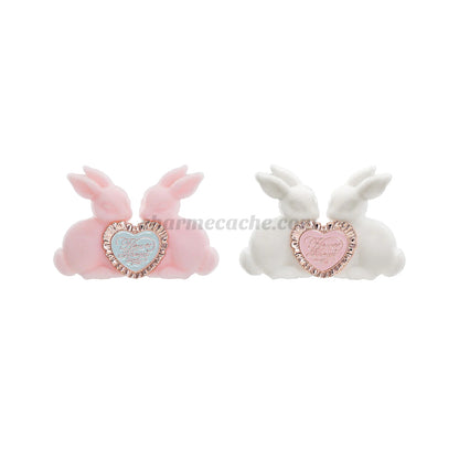 Flower Knows Bunny Garden Hair Clip