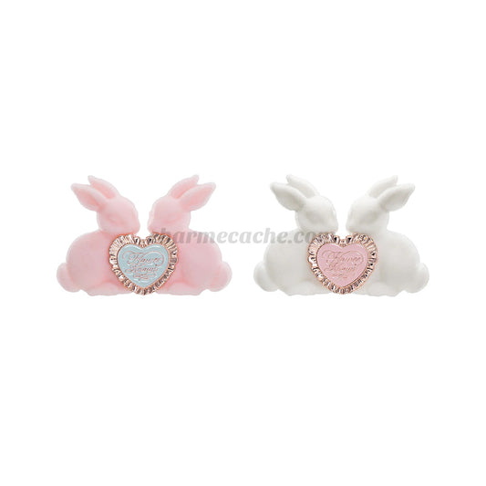 Flower Knows Bunny Garden Hair Clip
