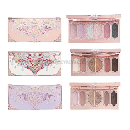 Flower Knows Butterfly Cloud Collar Embossed 6 - Color Makeup Palette