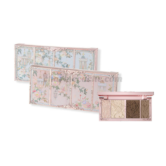 Flower Knows Butterfly Cloud Collar Embossed Highlight & Contour Palette