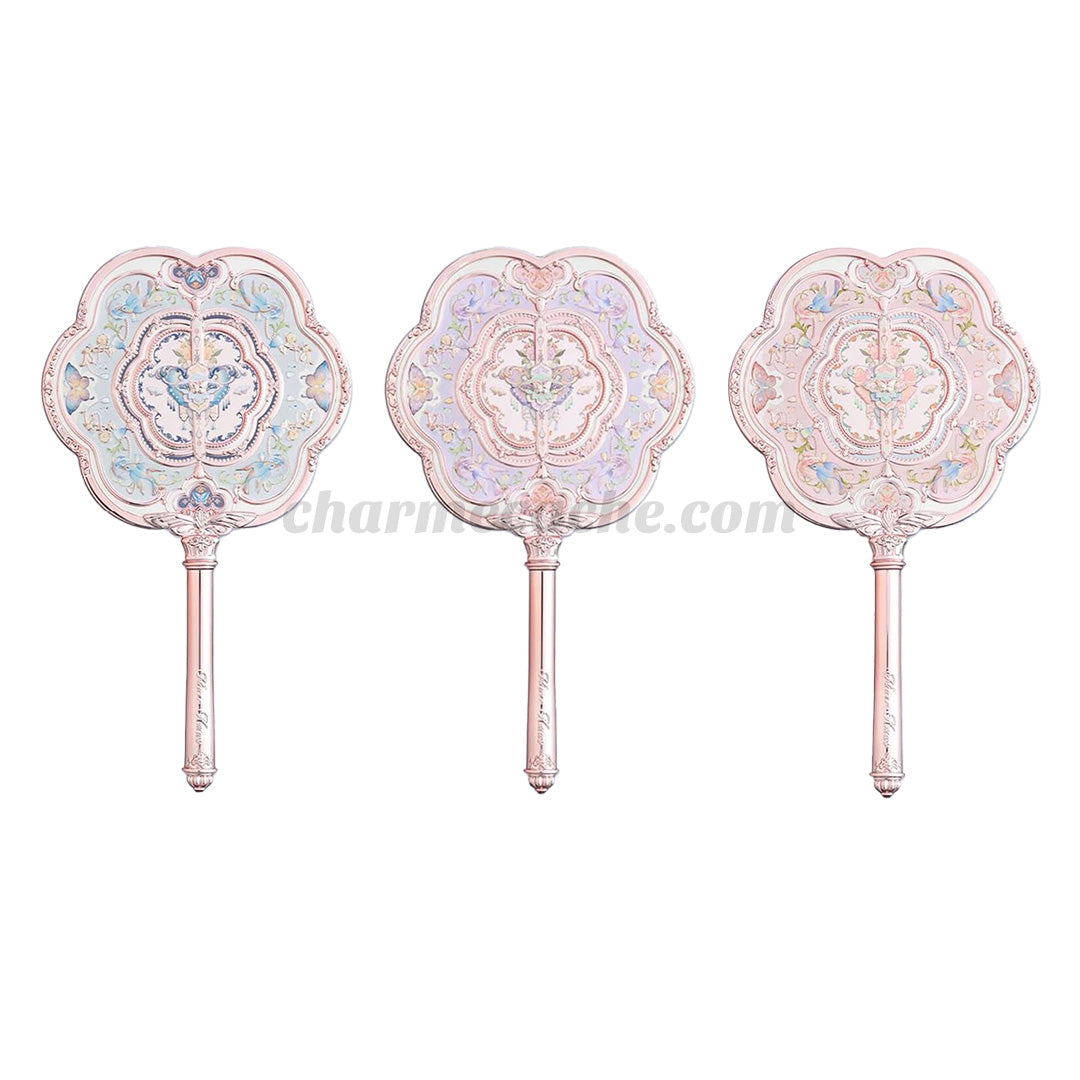 Flower Knows Butterfly Cloud Collar Hand Mirror
