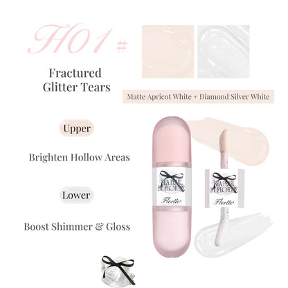 FLORTTE Glass Sea Collection Dual-ended Liquid Highlighter & Contour