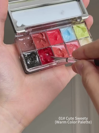 FLORTTE Peng Peng Princess Jelly Lip Gloss Palette
