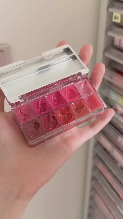 FLORTTE Peng Peng Princess Jelly Lip Gloss Palette